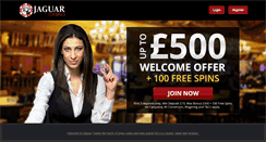 Desktop Screenshot of jaguarcasino.com